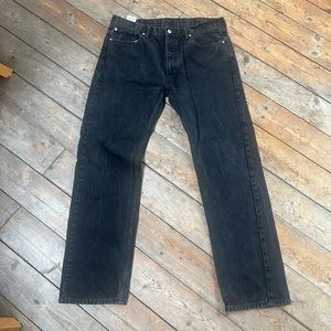 Vintage Men’s Levi’s Denim - 505 Washed Black - 38x34